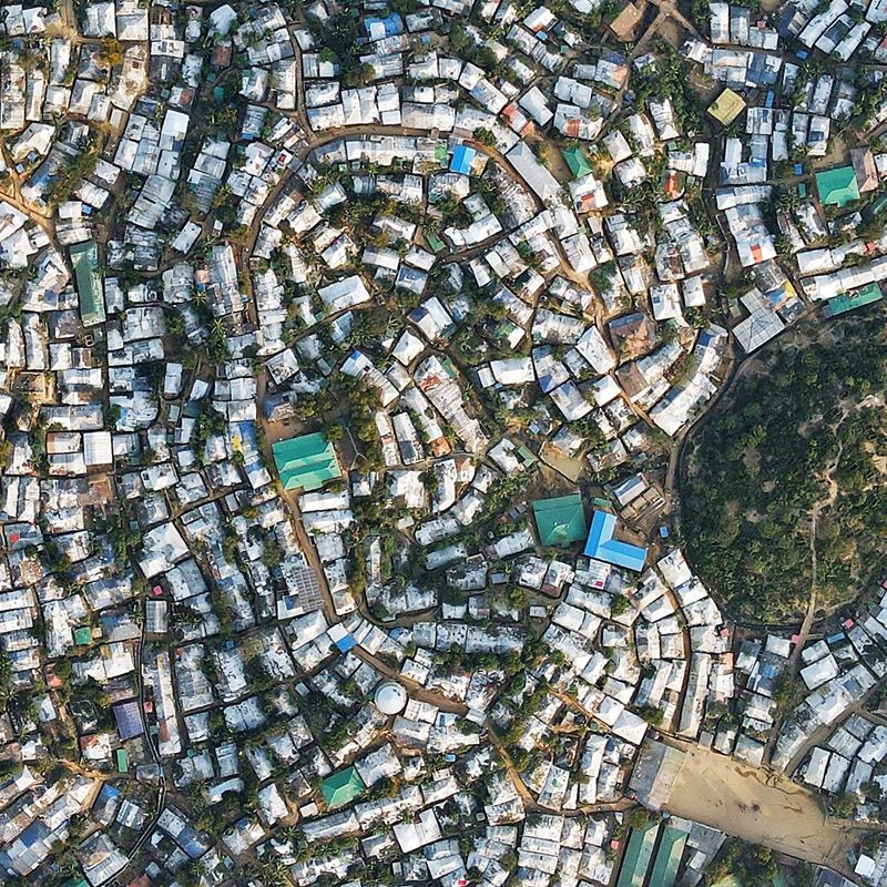 Cox's Bazar District in Bangladesh is home to the world's largest refugee camp. 