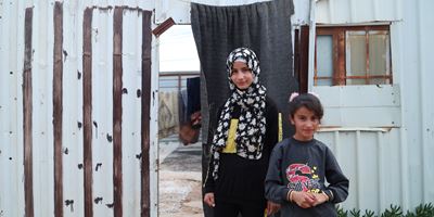 Åbn link til Azraq-lejren i Jordan