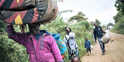 Åbn link til Væbnet konflikt sender tusindvis af civile på flugt i DR Congo