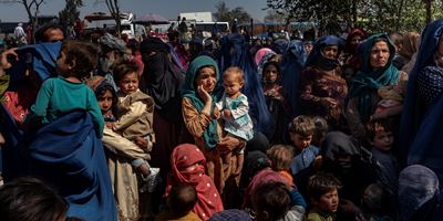 Åbn link til Sultkrise i Afghanistan: Familier kæmper for at overleve
