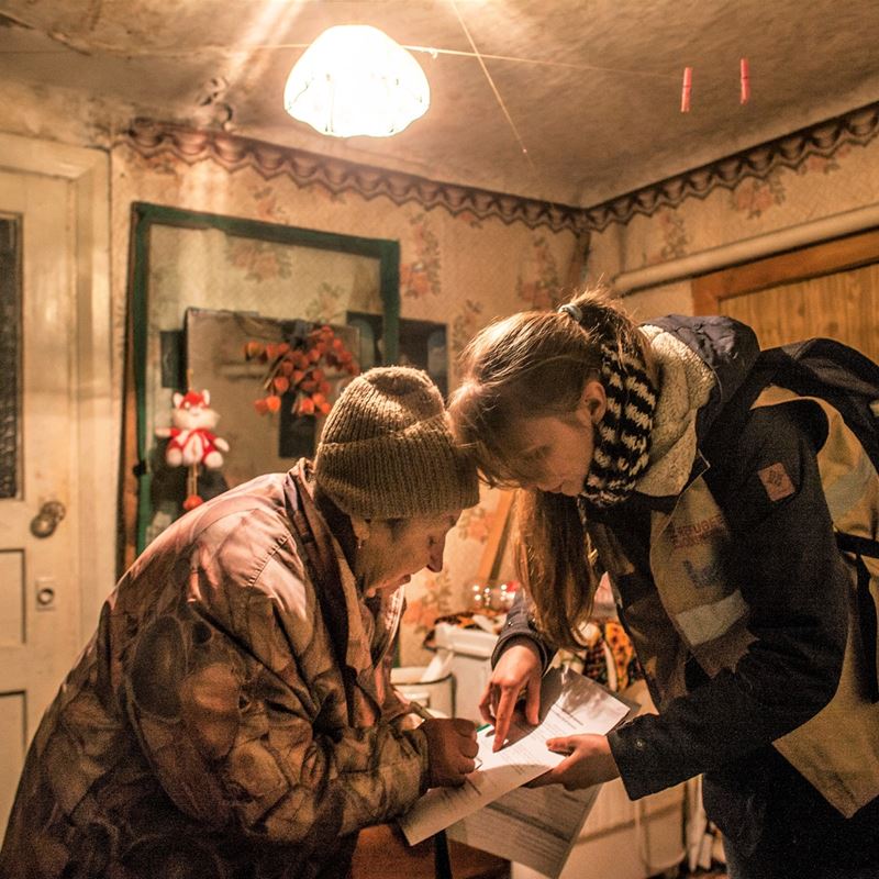 Millioner af mennesker og familier er fortsat på flugt fra krigen i Ukraine. 