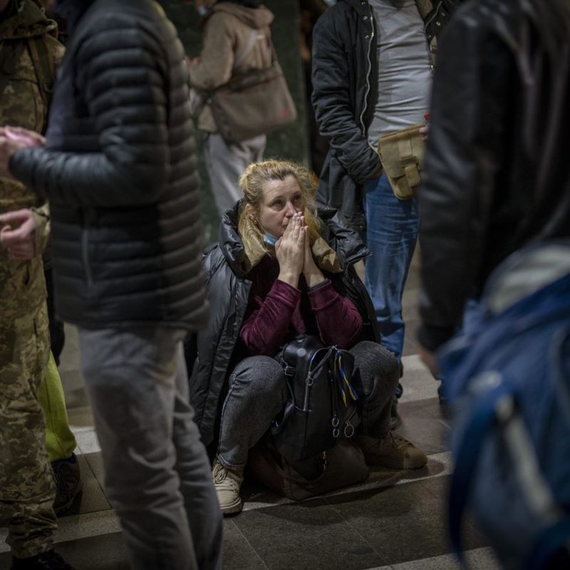 Hjælp familier, der er på flugt i Ukraine. Scanpix